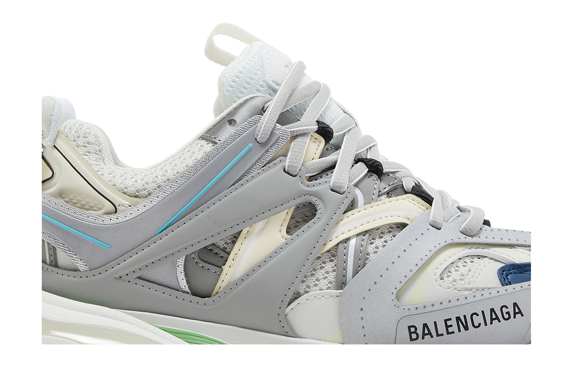 Size 10.0 Balenciaga Wmns Track Sneaker Grey Blue Green