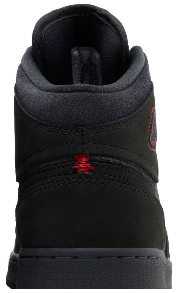 Air Jordan 1 Mid SE Craft GS Dark Smoke Red