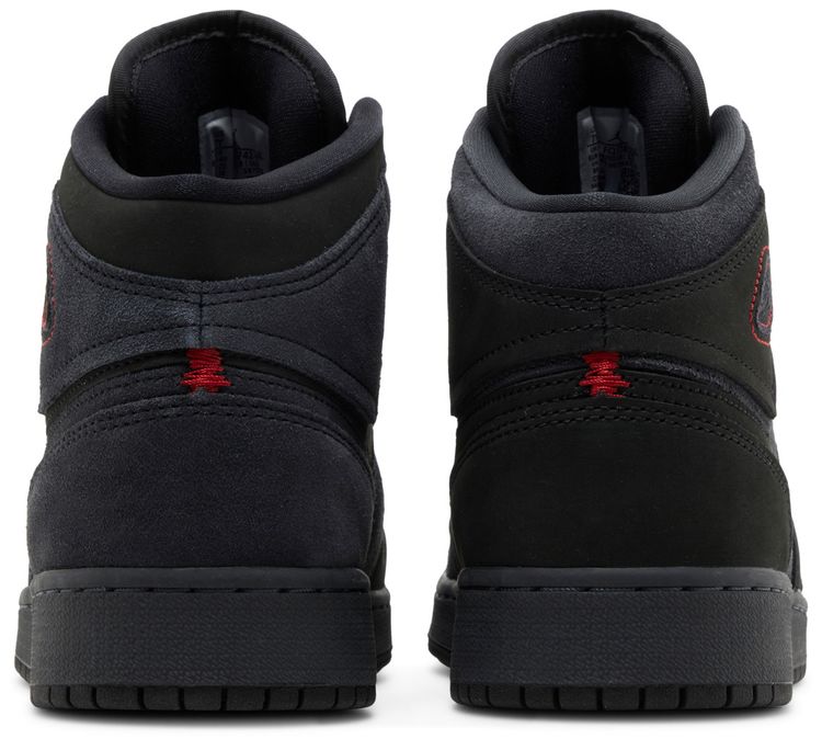 Air Jordan 1 Mid SE Craft GS Dark Smoke Red