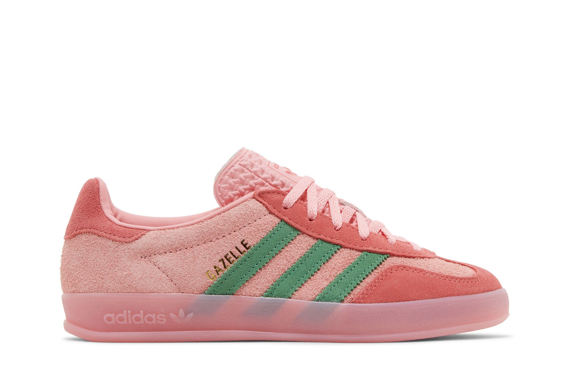 Buy Wmns Gazelle Indoor 'Pink Spark Preloved Green' - IG6782