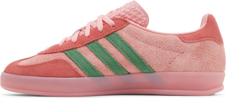 Wmns Gazelle Indoor Pink Spark Preloved Green