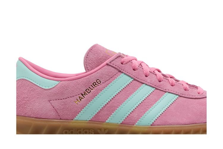 adidas gazelle silver green womens adidas Hamburg - Women's