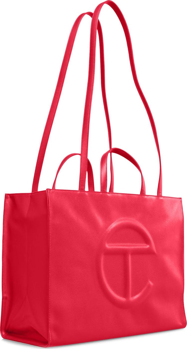 Telfar Large Shopping Bag Red