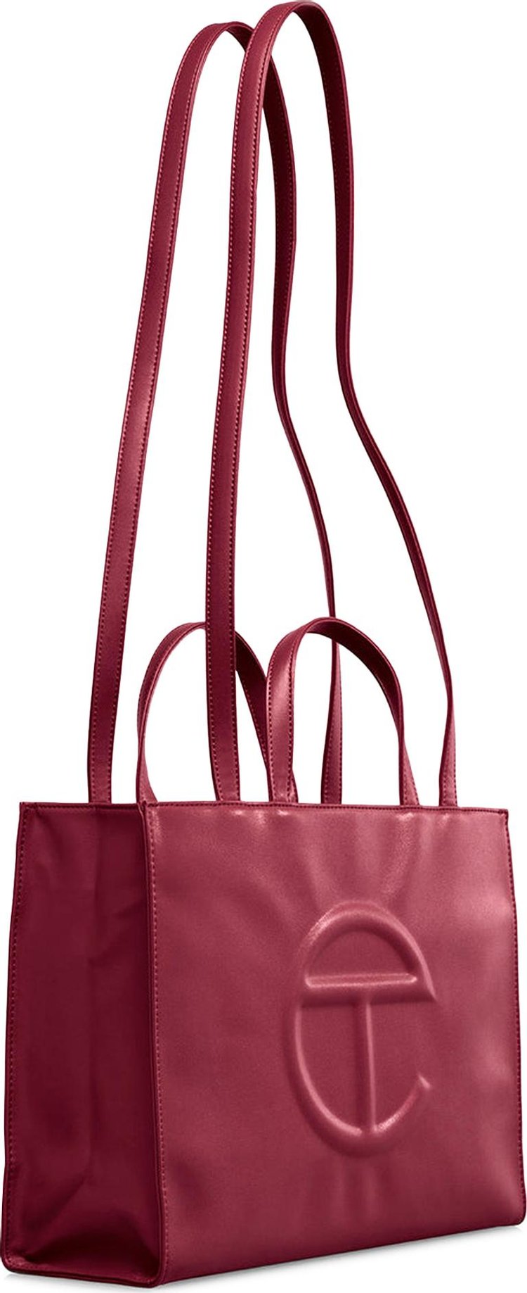 Telfar Medium Shopping Bag Oxblood