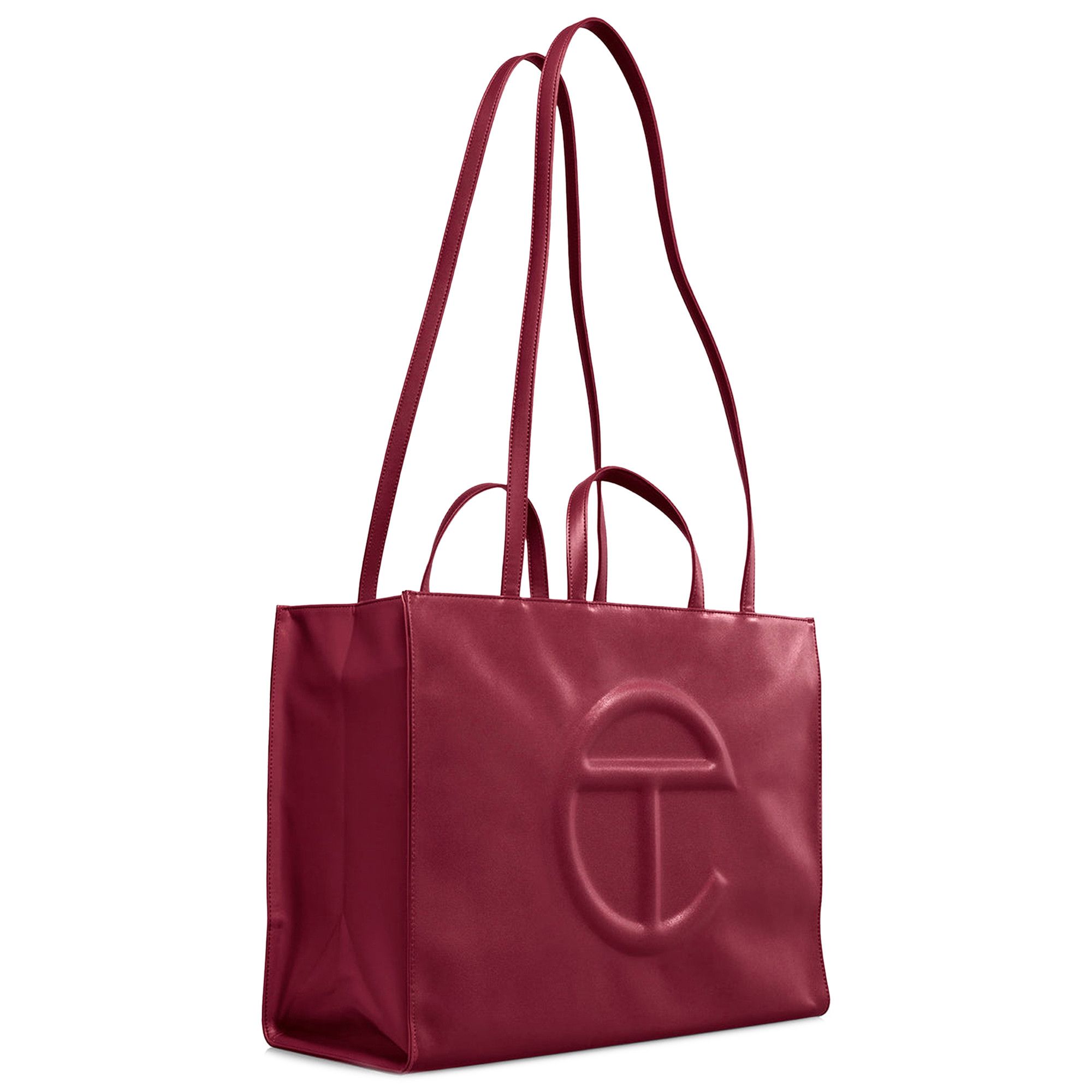 Buy Telfar Large Shopping Bag 'Oxblood' - TF 012 OB L | GOAT
