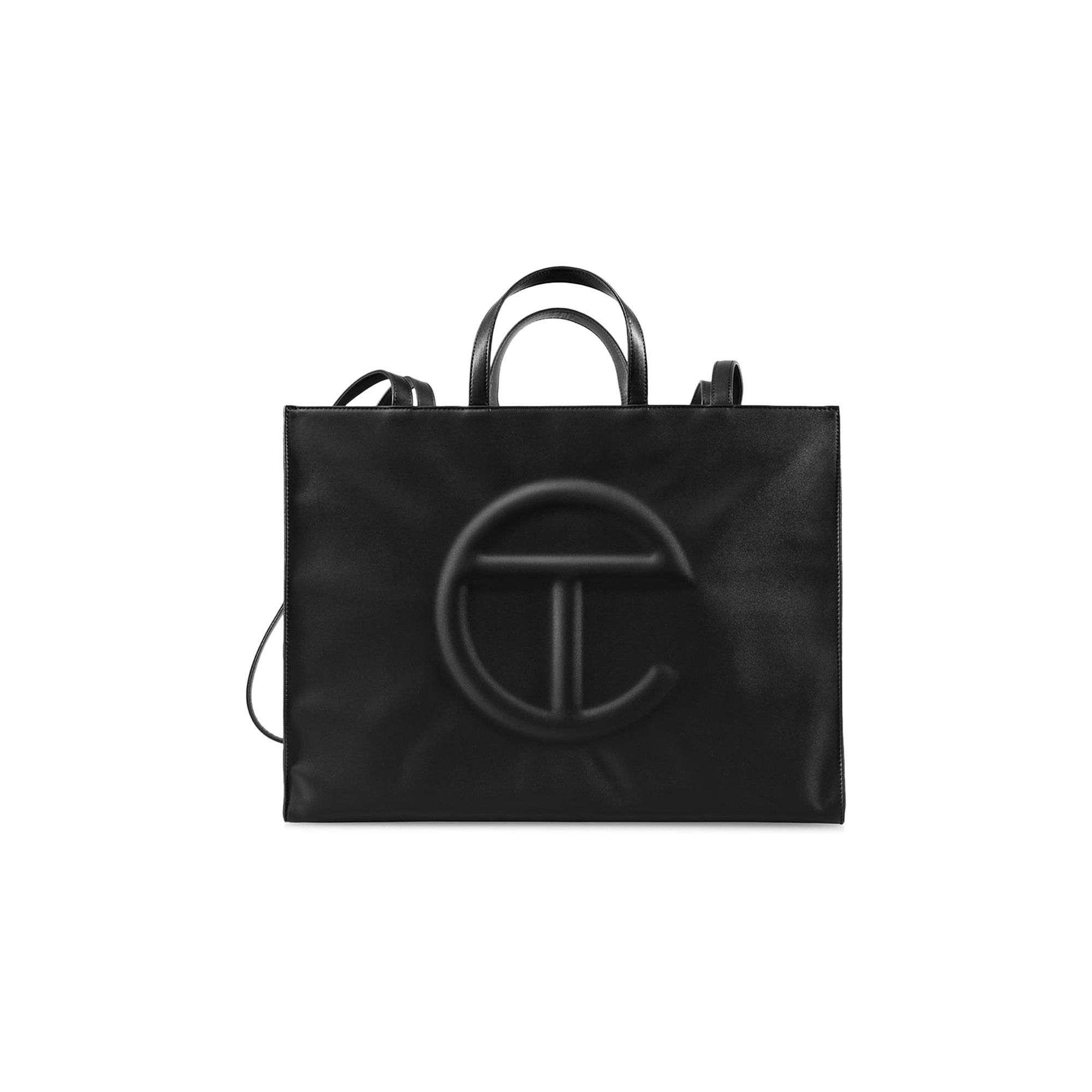 Buy Telfar Large Shopping Bag Black TF 012 BK L GOAT CA