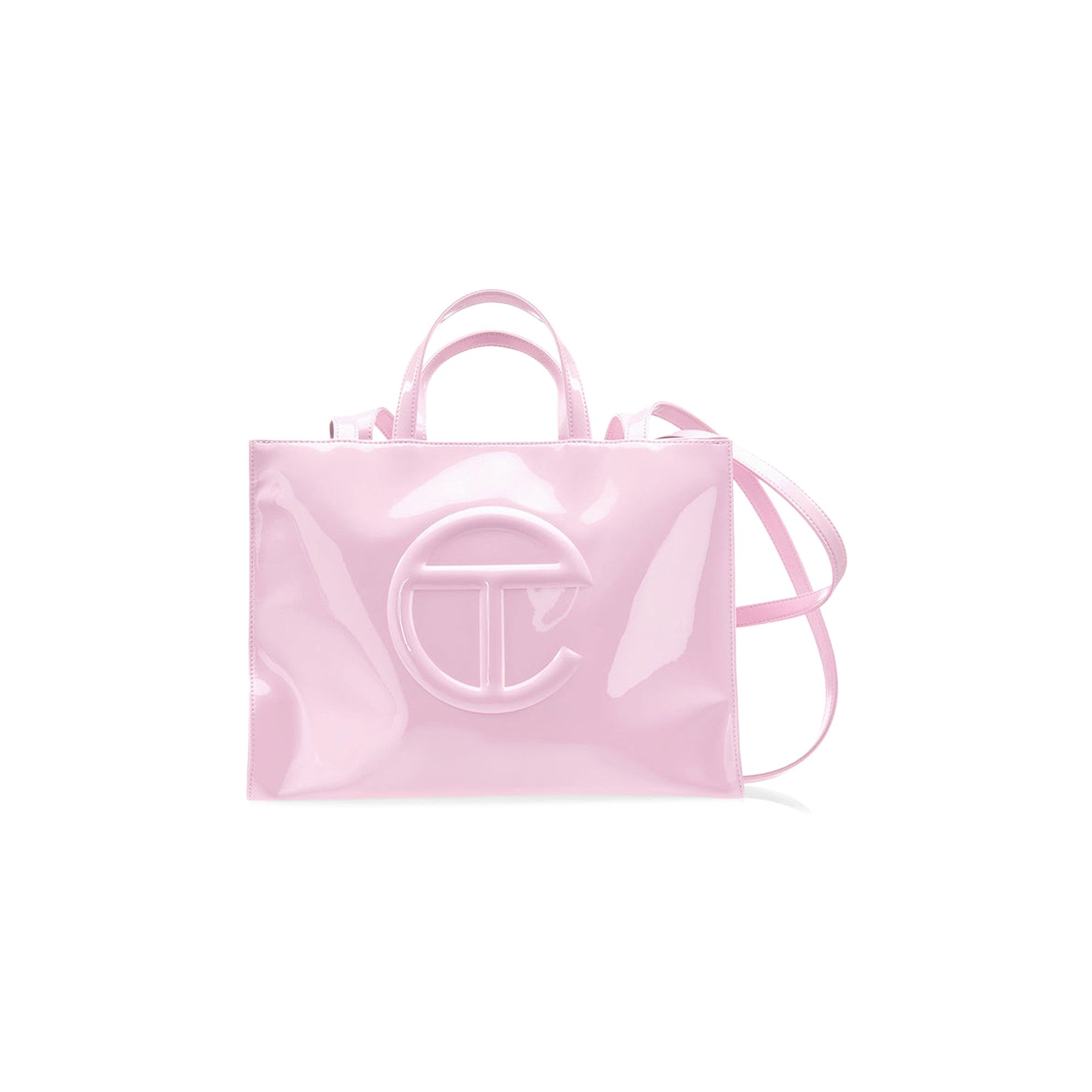Buy Telfar Medium Shopping Bag Bubblegum Patent TF 012 PTBG M GOAT