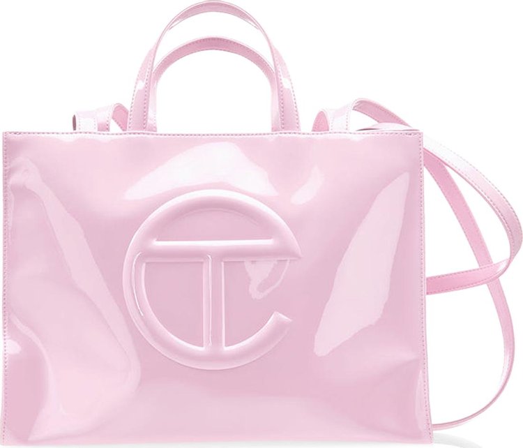 Telfar Medium Shopping Bag Bubblegum Patent