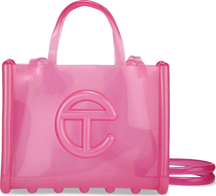 Telfar x Melissa Small Jelly Shopping Bag Clear Pink