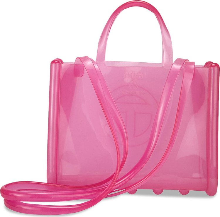 Telfar x Melissa Small Jelly Shopping Bag Clear Pink