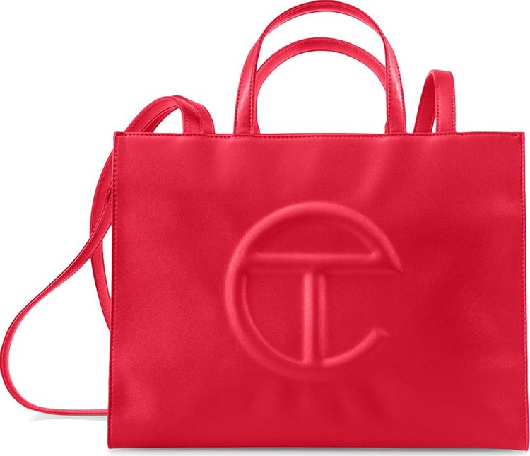 Telfar Medium Shopping Bag Red