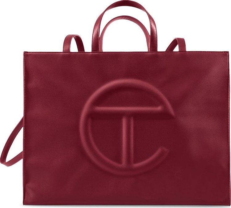 Telfar Large Shopping Bag Oxblood