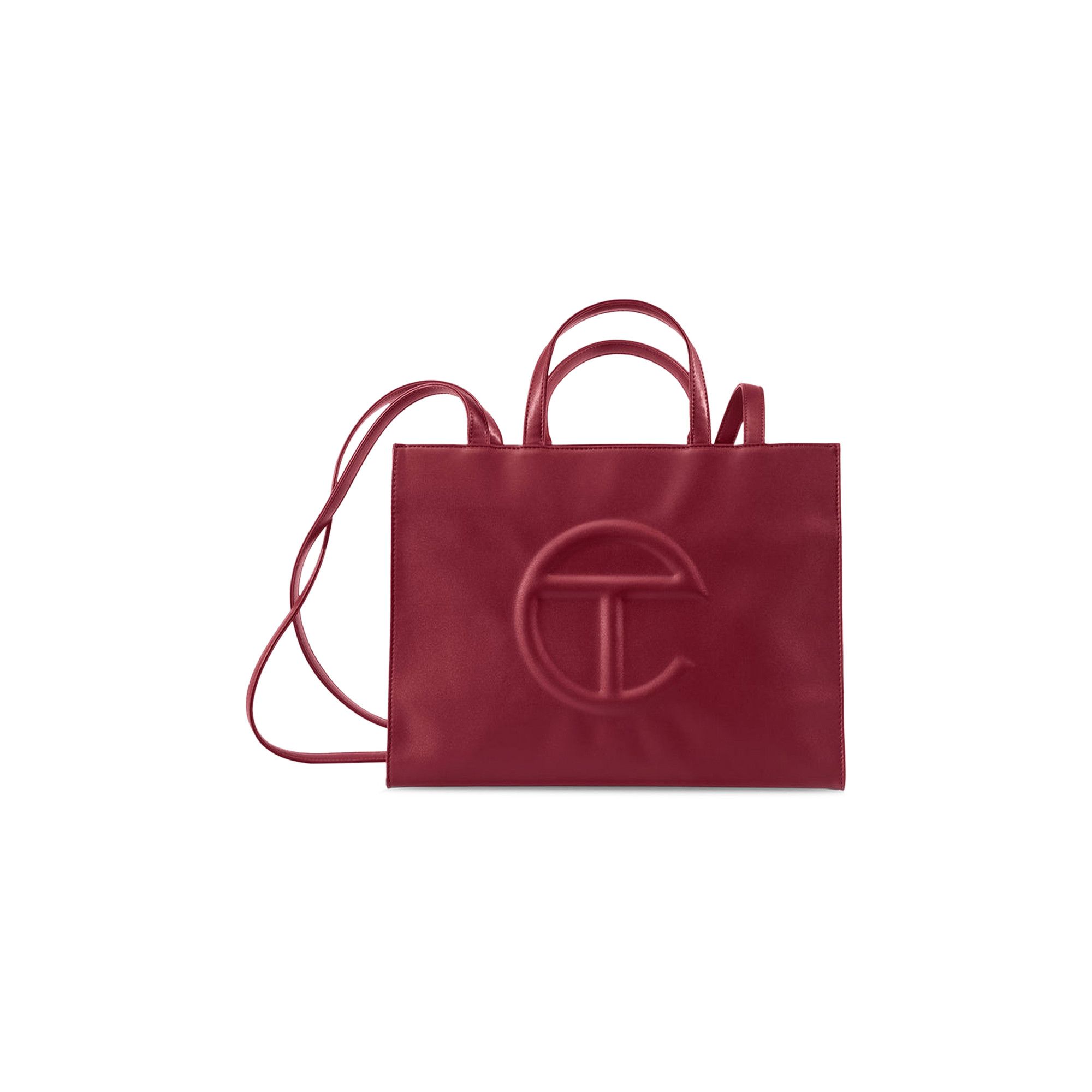 Buy Telfar Medium Shopping Bag 'Oxblood' - TF 012 OB M | GOAT