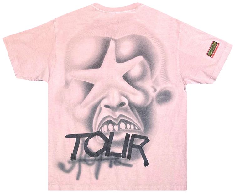 Cactus Jack by Travis Scott Star Tee Pink