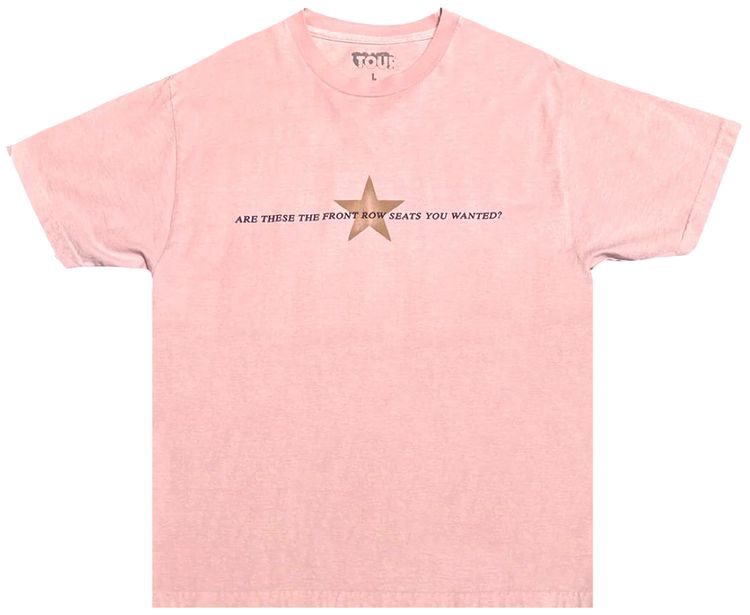 Cactus Jack by Travis Scott Star Tee Pink