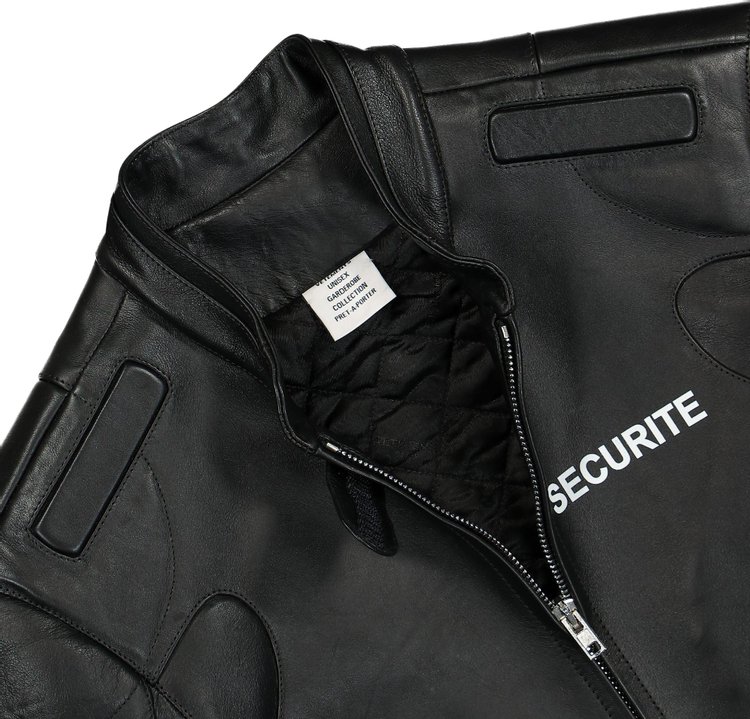 Vetements Securite Motorcross Jacket Black