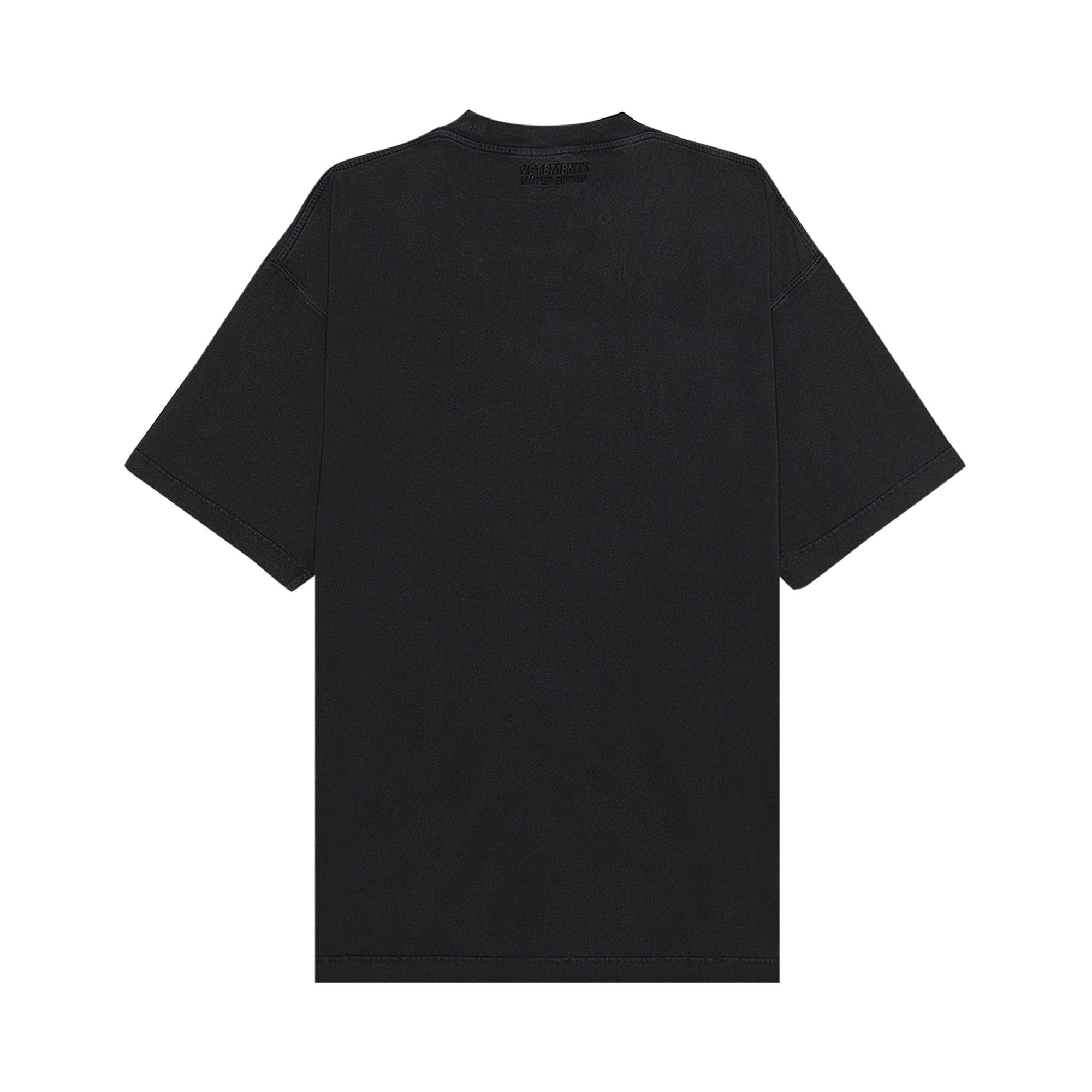 Buy Vetements Crystal Limited Edition T-Shirt 'Washed Black