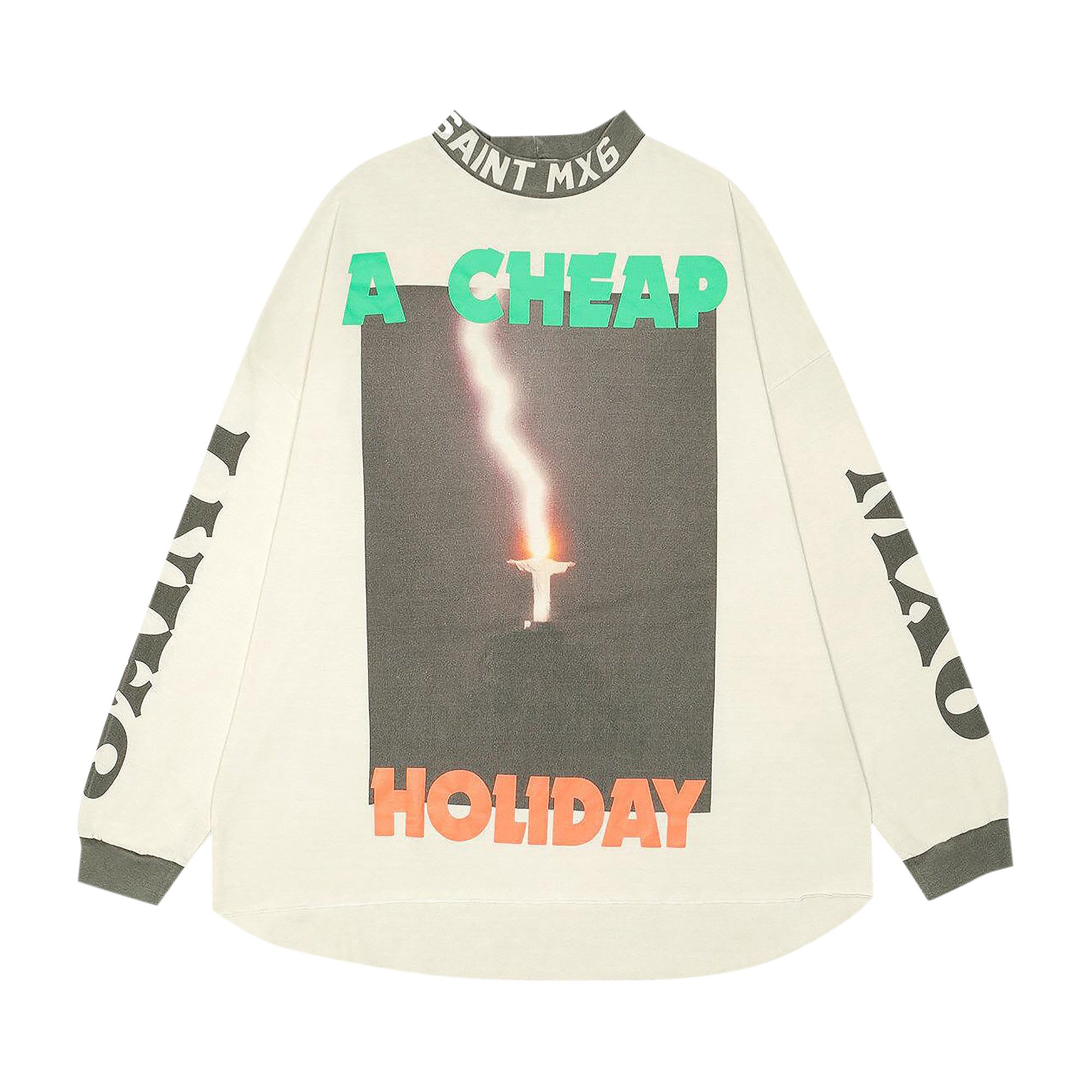 「大人気 新入荷 新品」に該当するファッション通販 Cheap A Michael Saint Buy Holiday 'White Tee Long-Sleeve トップス