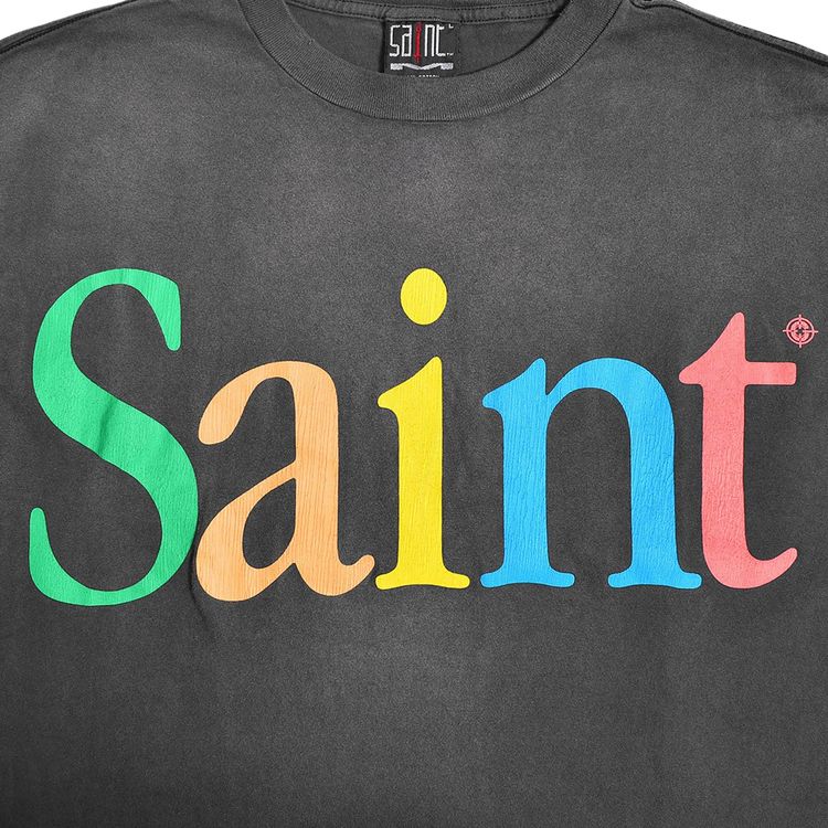 Saint Michael Colorful Saint Tee Black