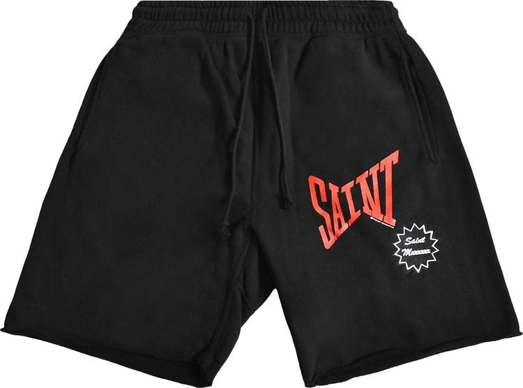 Saint Michael Saint Sweat Shorts Black