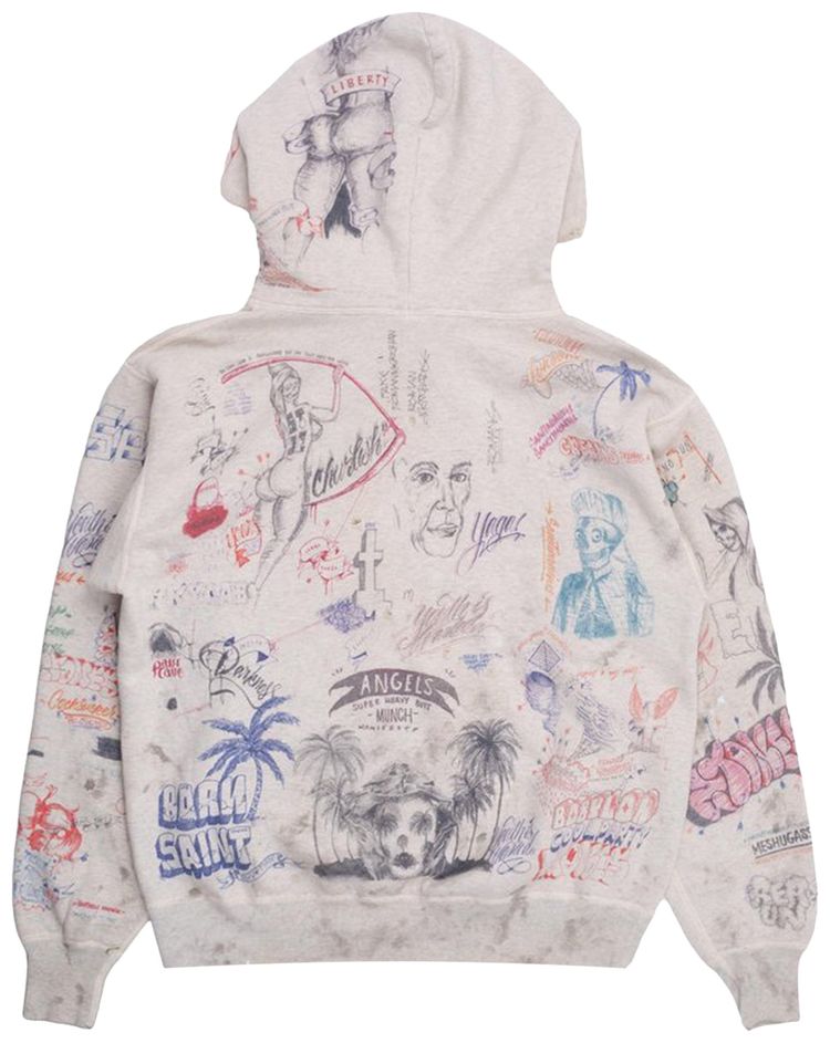 Saint Michael LA Hoodie Grey