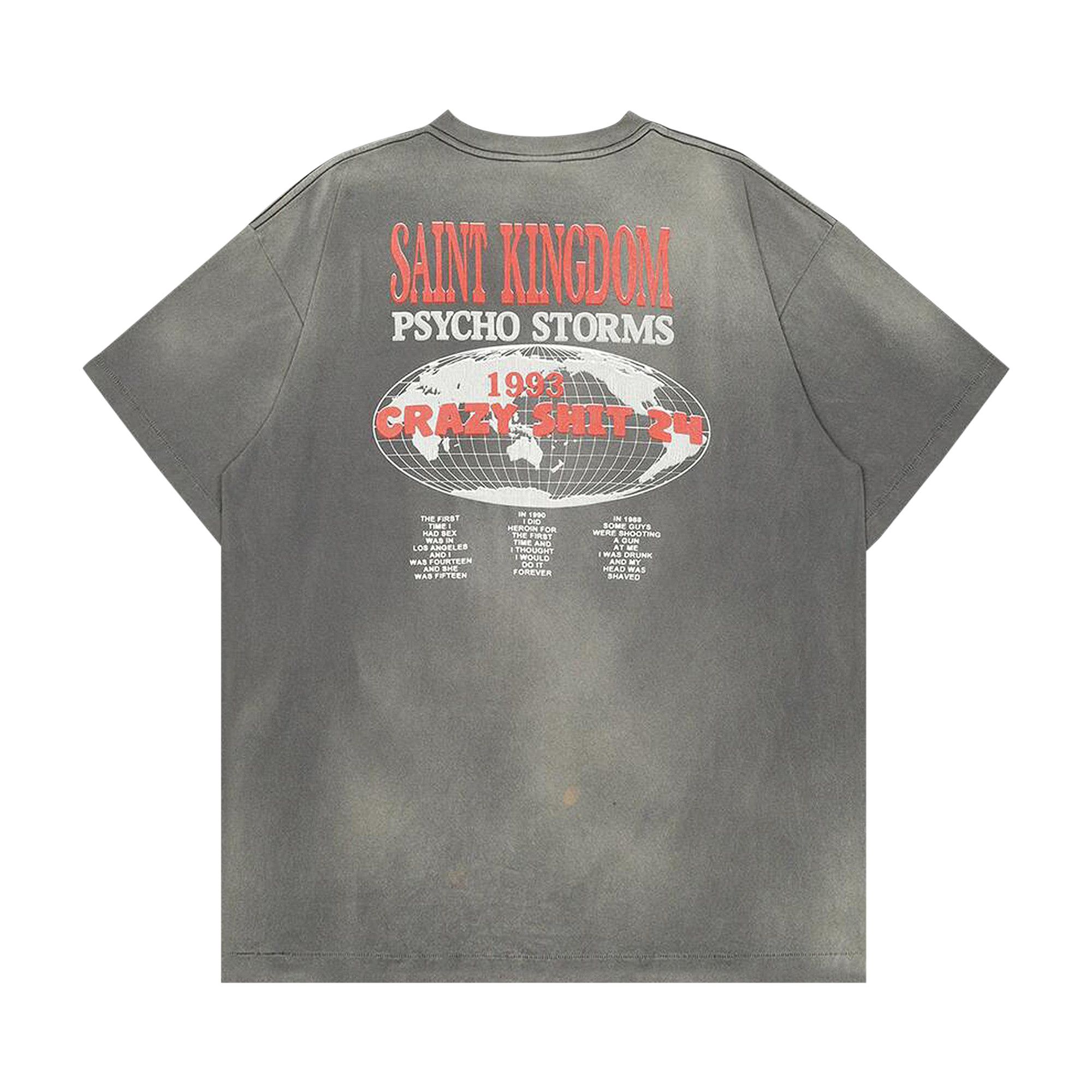 Buy Saint Michael Saint Kingdom Tee 'Black' - SM YS8 1111