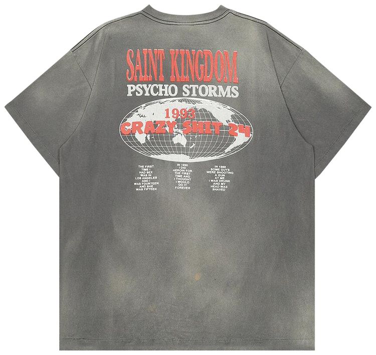 SAINT Mxxxxxx Saint Kingdom Tee Black