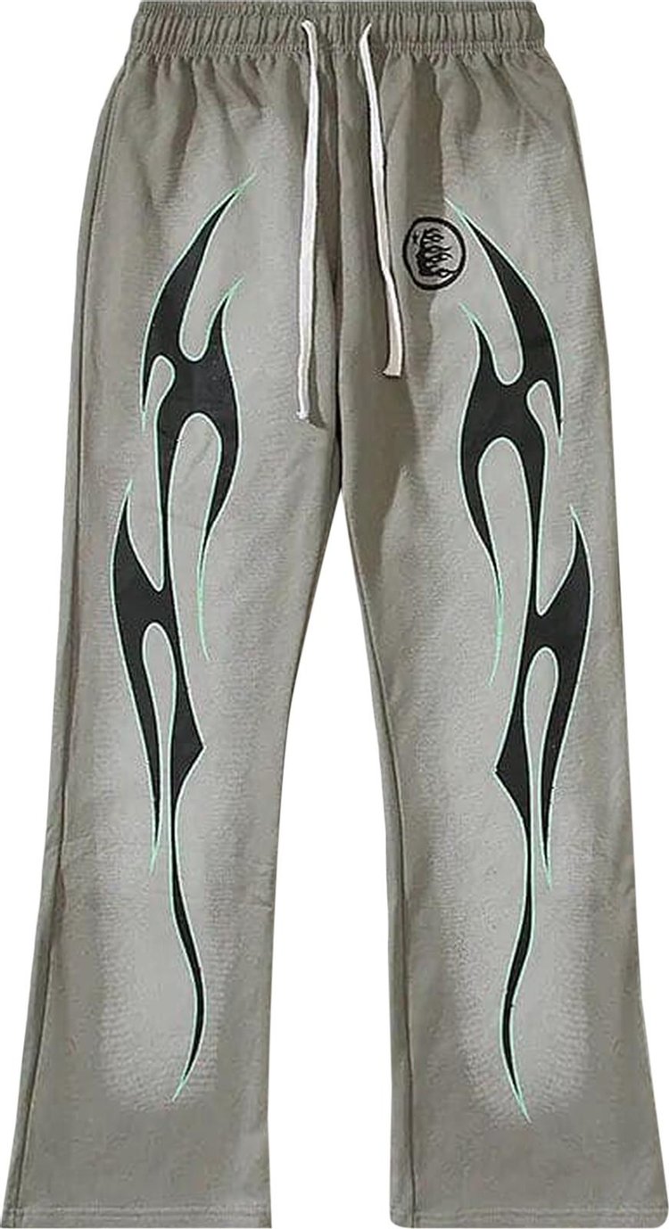 Hellstar Future Flame Sweatpants Grey