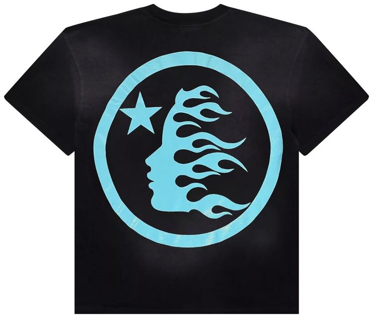Hellstar Classic Tee BlackAqua Blue