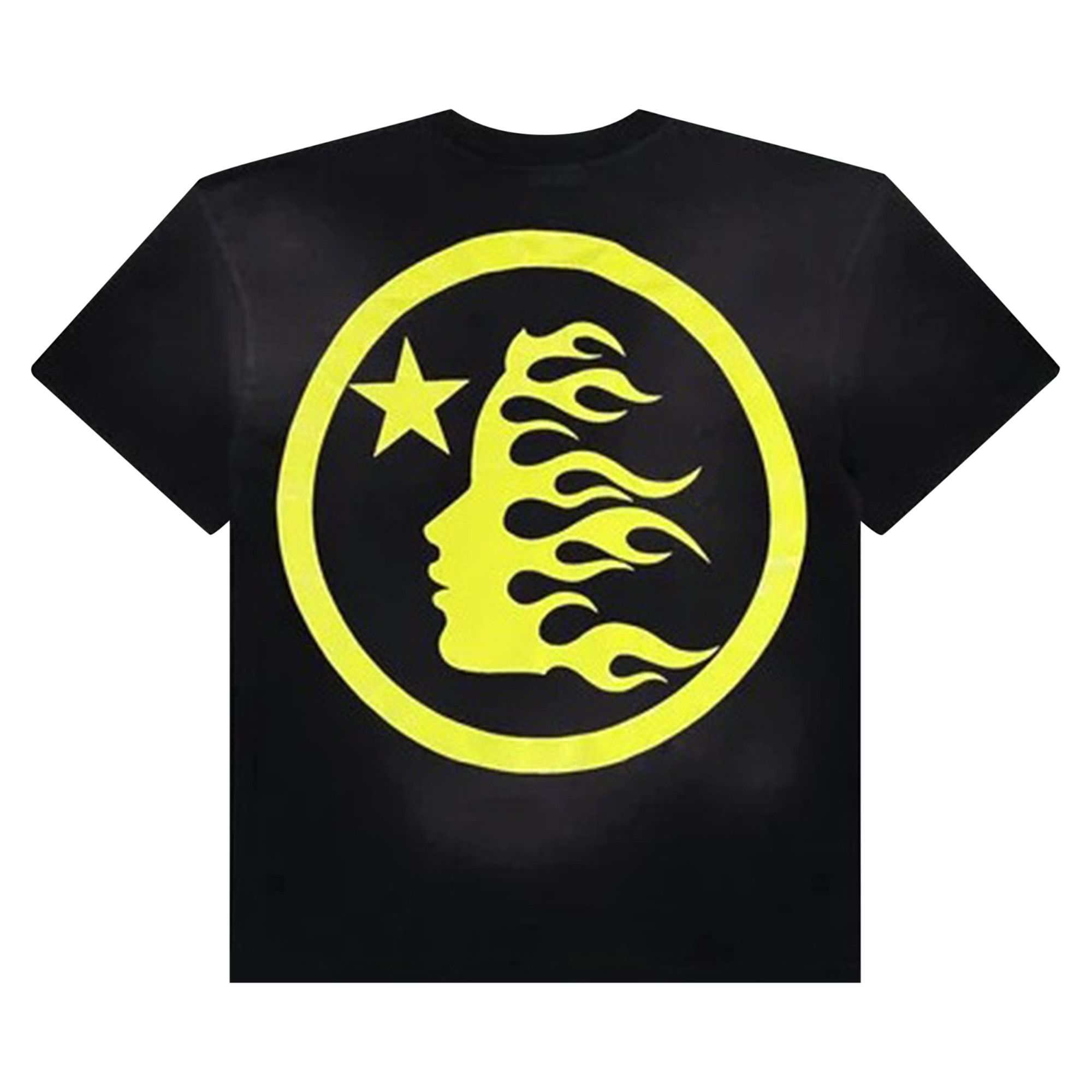 Buy Hellstar Classic Tee 'Black/Yellow' - 9357 1SS240103CT