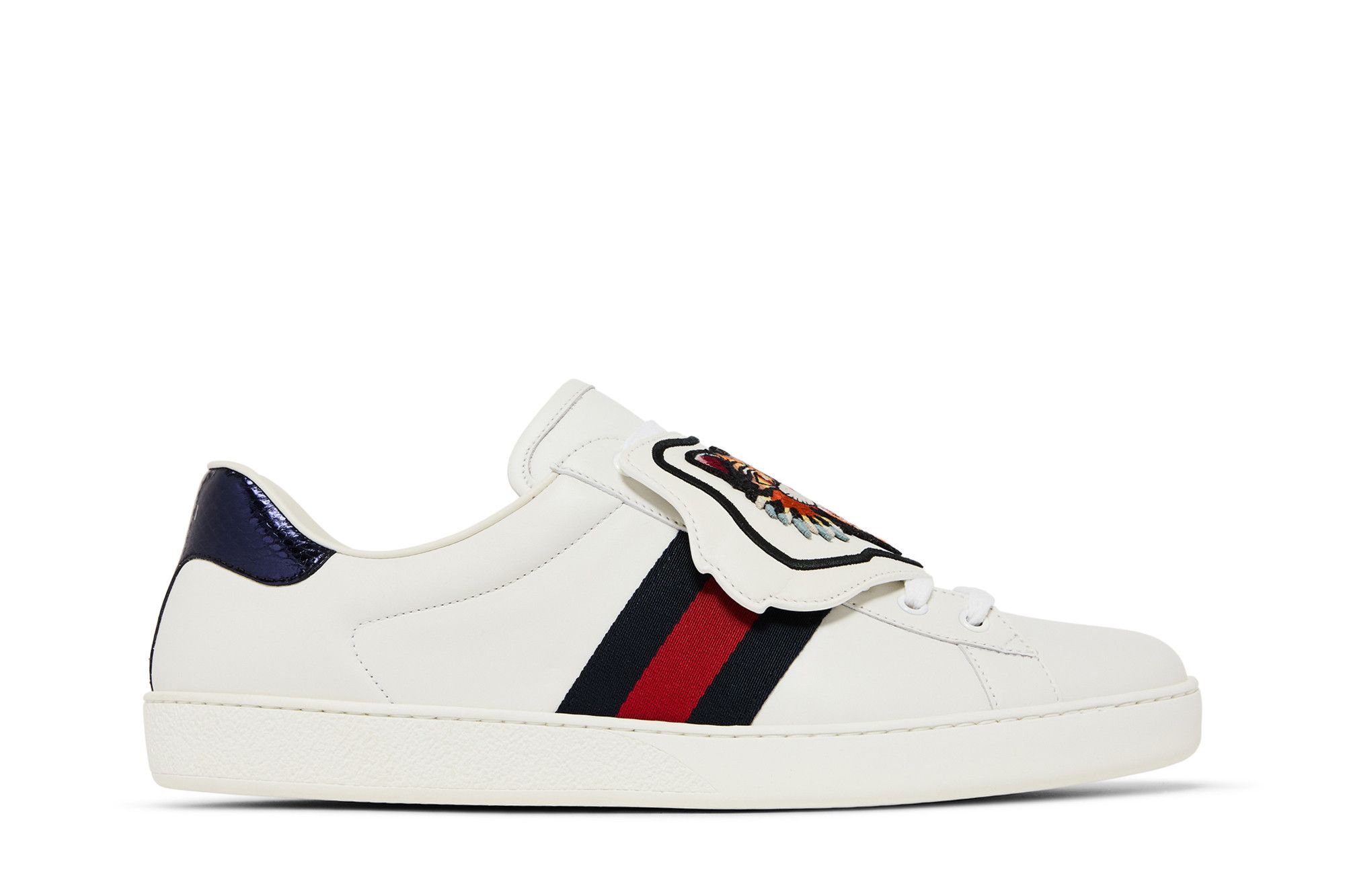 Buy Gucci Ace Low Tiger Patch 478190 DOP80 9182 GOAT