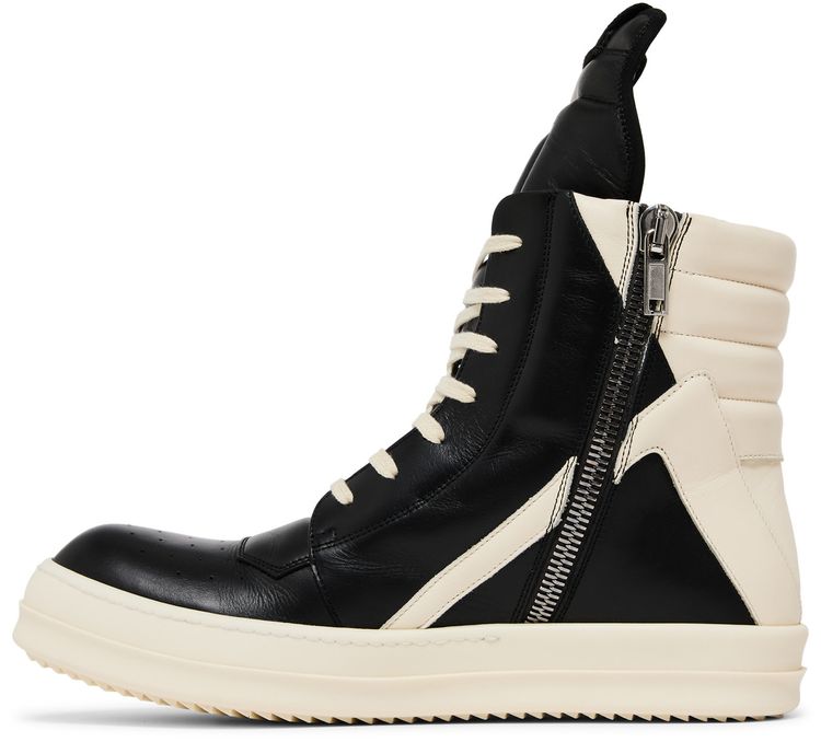 Rick Owens Luxor Geobasket Black Milk