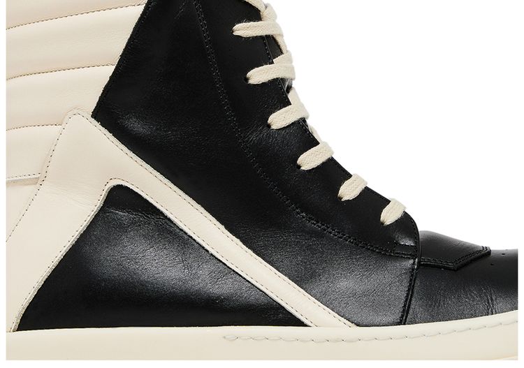 Rick Owens Luxor Geobasket Black Milk