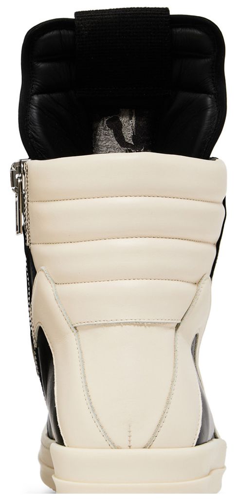 Rick Owens Luxor Geobasket Black Milk