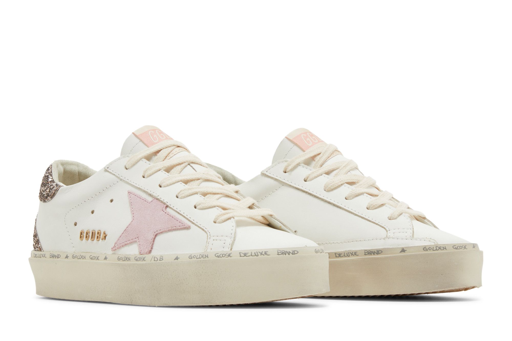 Golden goose hi star glitter platform sneaker cheap