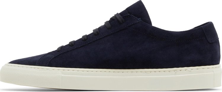 Common Projects Achilles Waxed Suede   Navy