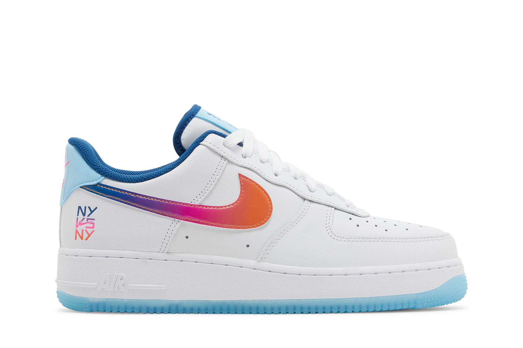 nike air force pink and blue