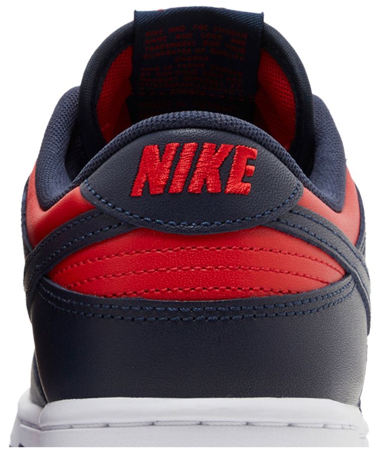 Nike Dunk Low Retro Navy Red 2024