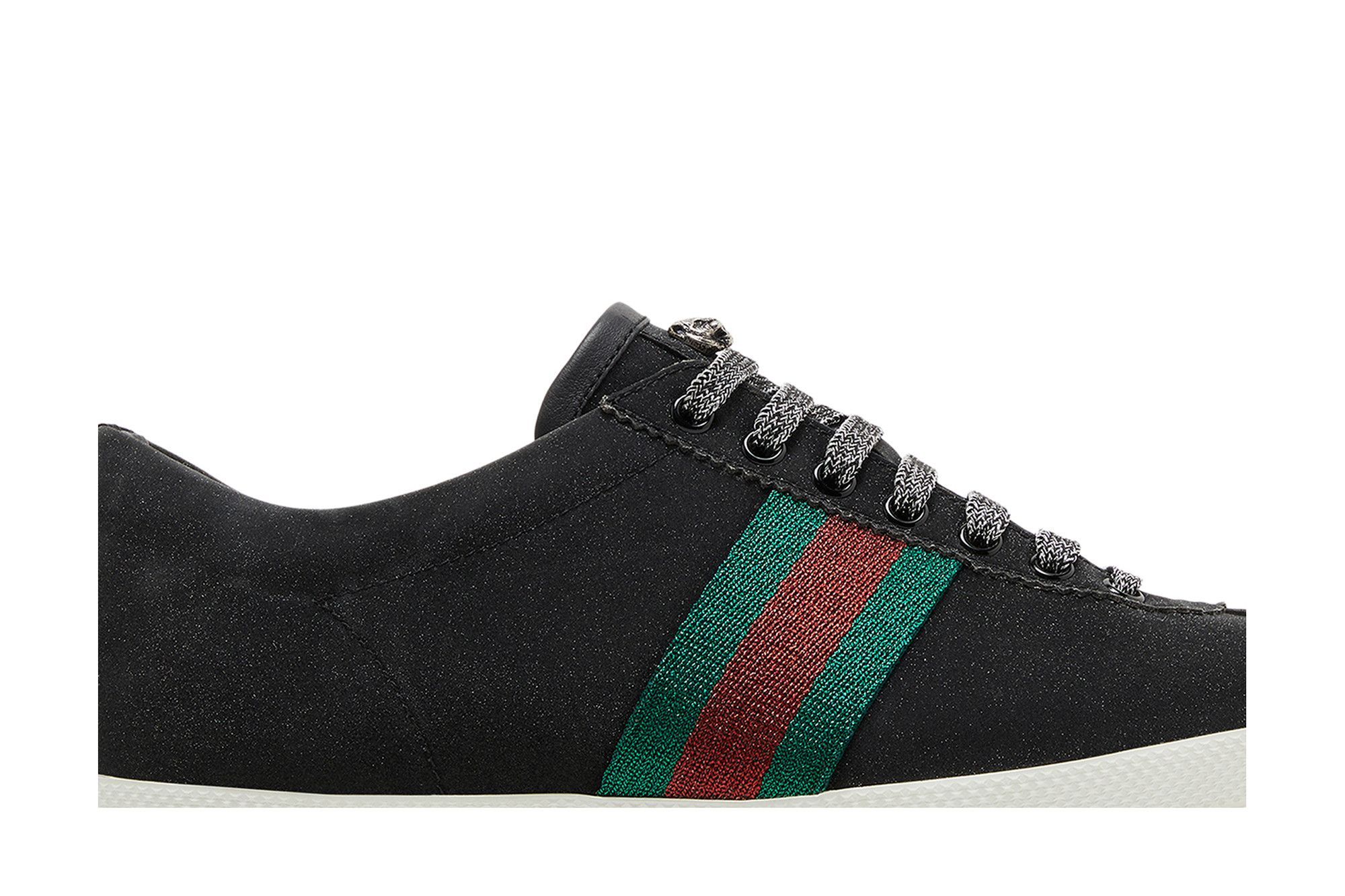 Glitter web sneaker with studs sales