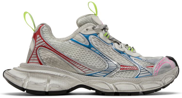 Balenciaga Wmns 3XL Sneaker Worn Out   White Blue Red