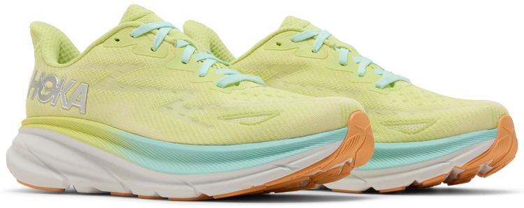 HOKA Wmns Clifton 9 Citrus Glow Sunlit Ocean