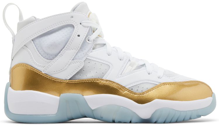 Air Jordan Wmns Jumpman Two Trey White Metallic Gold