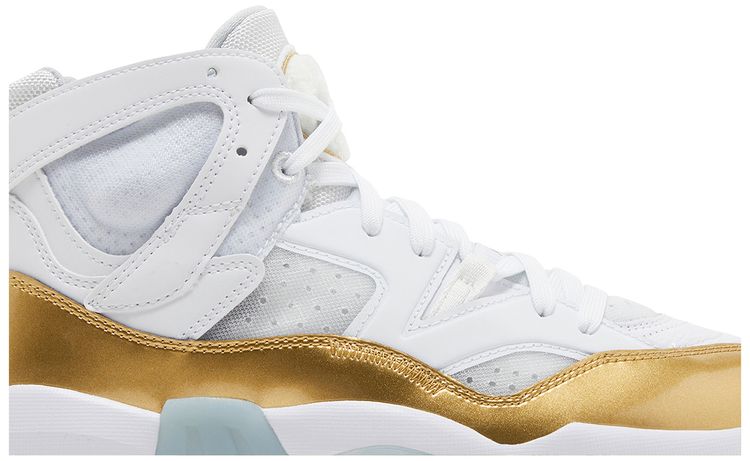 Air Jordan Wmns Jumpman Two Trey White Metallic Gold