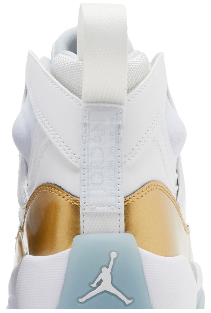 Air Jordan Wmns Jumpman Two Trey White Metallic Gold