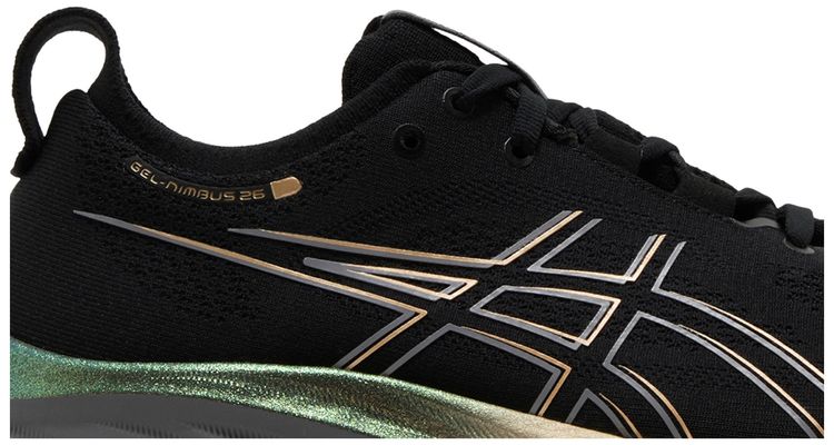 Asics Gel Nimbus 26 Platinum Black Champagne