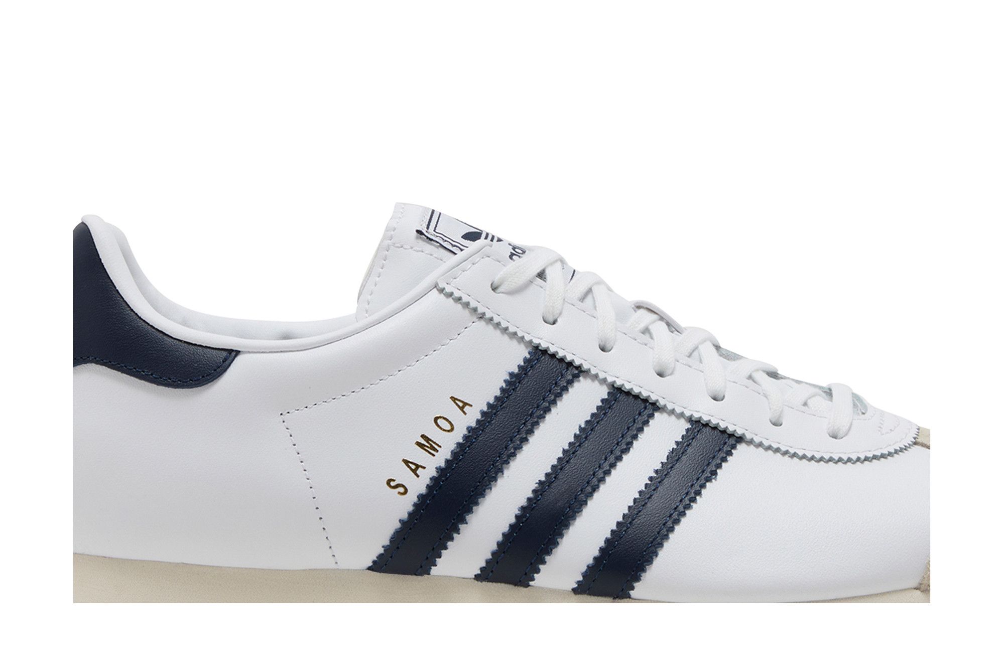 Adidas samoa navy blue and white cheap