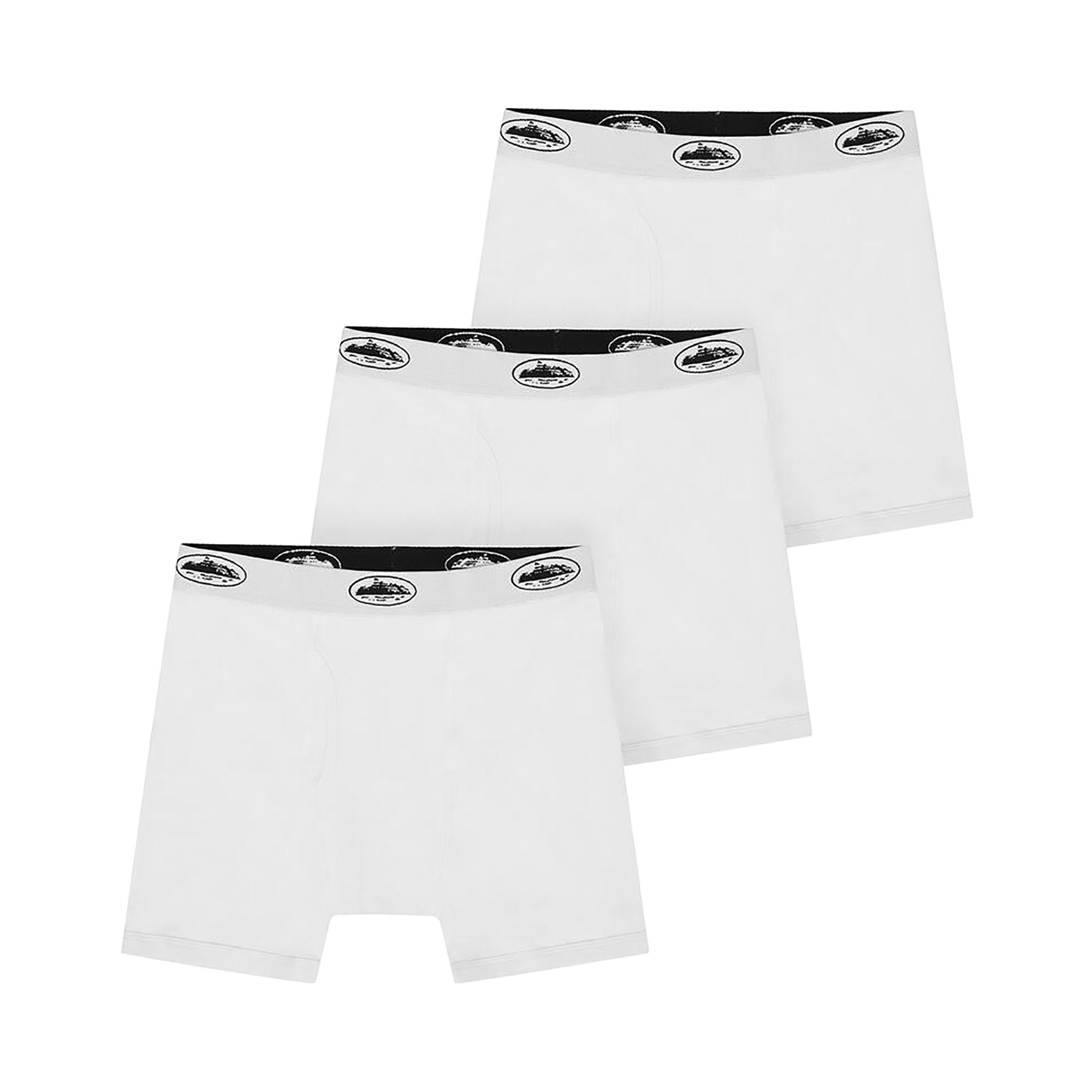 Size m Corteiz Alcatraz Boxers (3 Pack) 'White'