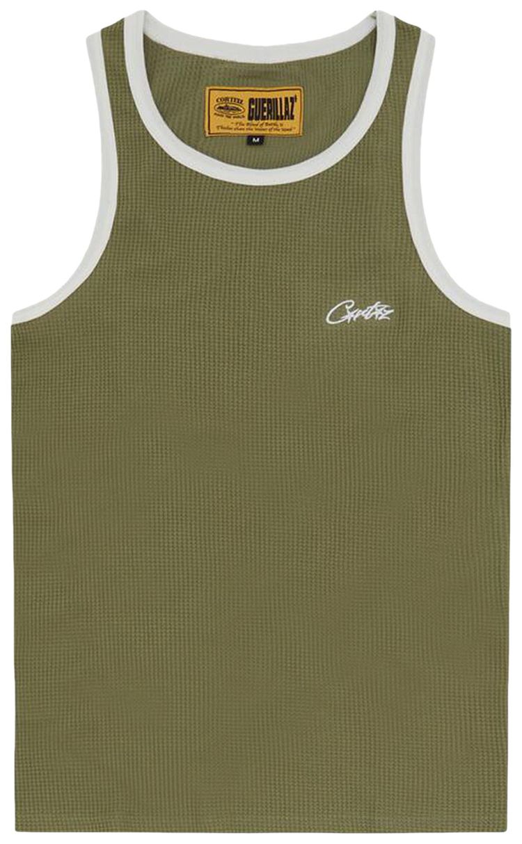 Corteiz Contrast Allstarz Tank Top Khaki
