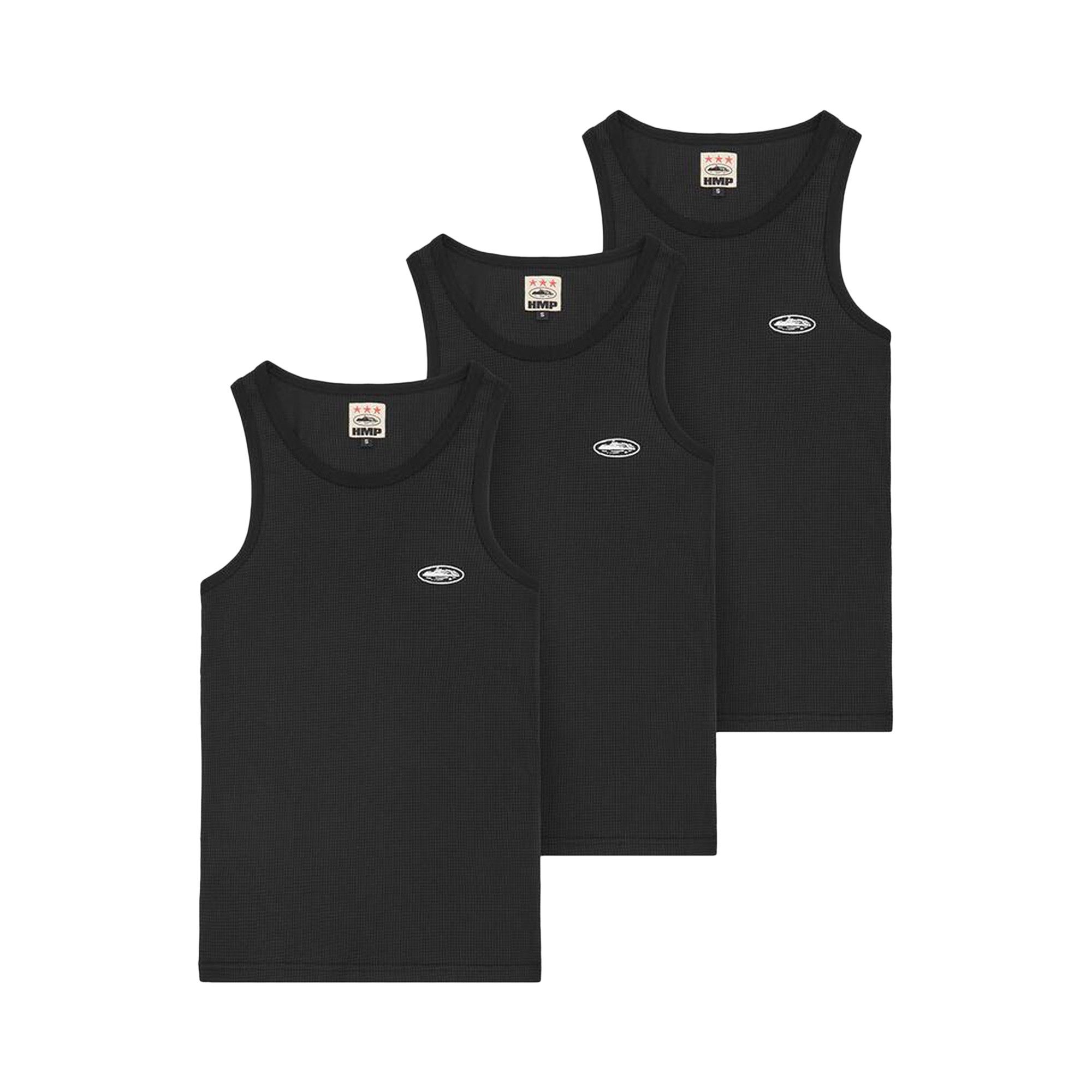 Buy Corteiz HMP Essentials Tank Top (3 Pack) 'Black' - 7892