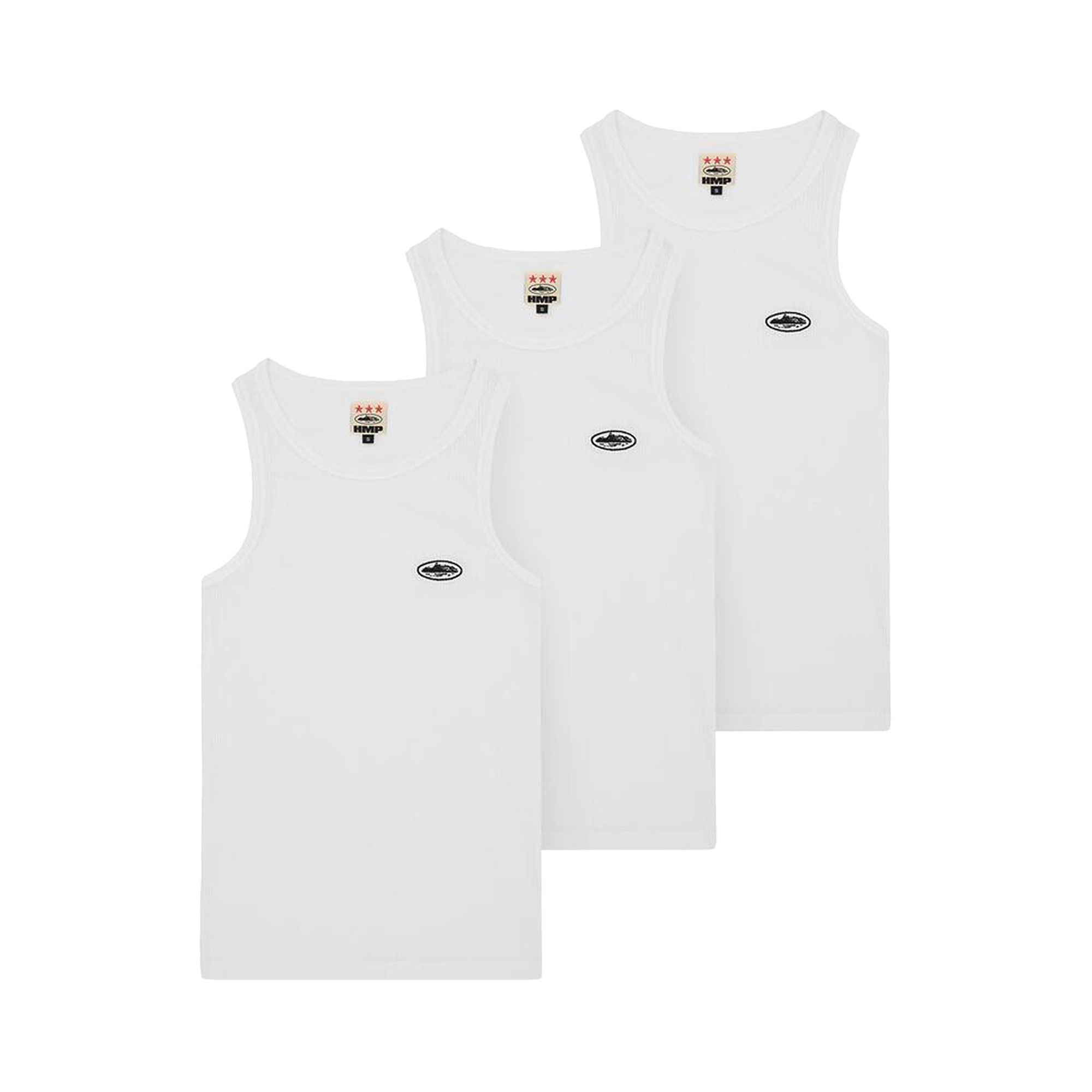 corteiz ホワイトメッシュタンクトップ Buy Corteiz HMP Essentials Tank Top (3 Pack) 'White' - 7892